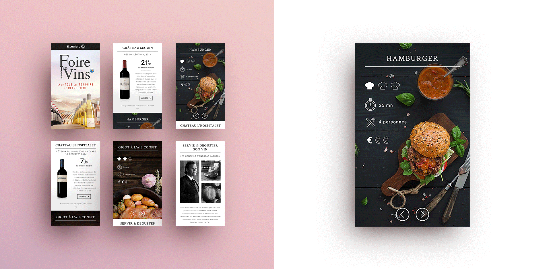 Mise en avant animée de la Foire aux vins